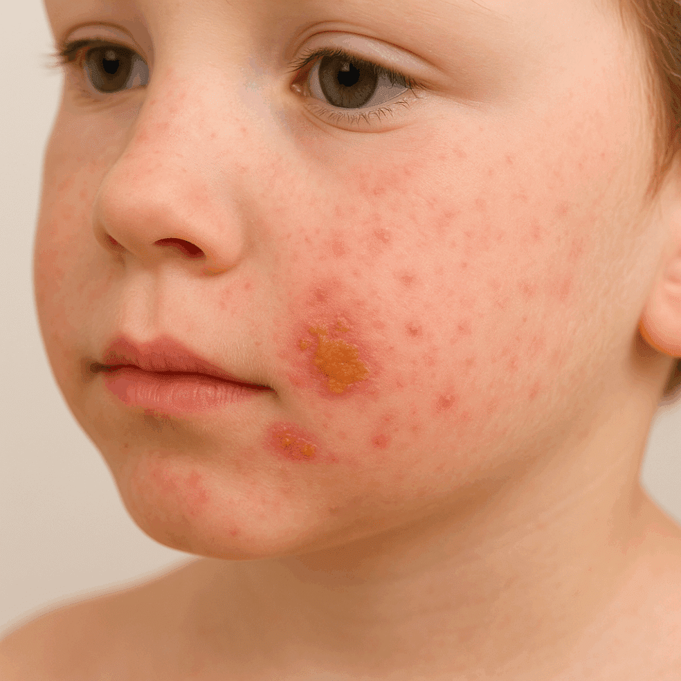 Impetigo, nenevarna okužba, ki se hitro širi